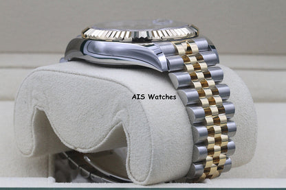 Rolex 326933 Sky-Dweller 18K Yellow Gold / SS Jubilee Black Dial Box & Papers