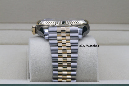 Rolex 326933 Sky-Dweller 18K Yellow Gold / SS Jubilee Black Dial Box & Papers