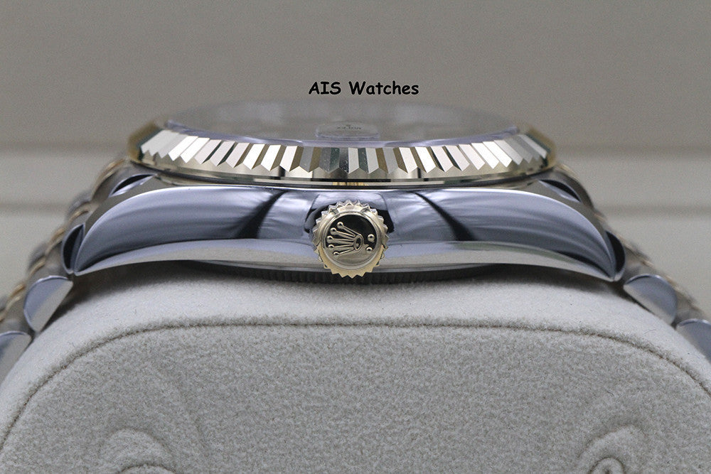 Rolex 326933 Sky-Dweller 18K Yellow Gold / SS Jubilee Black Dial Box & Papers