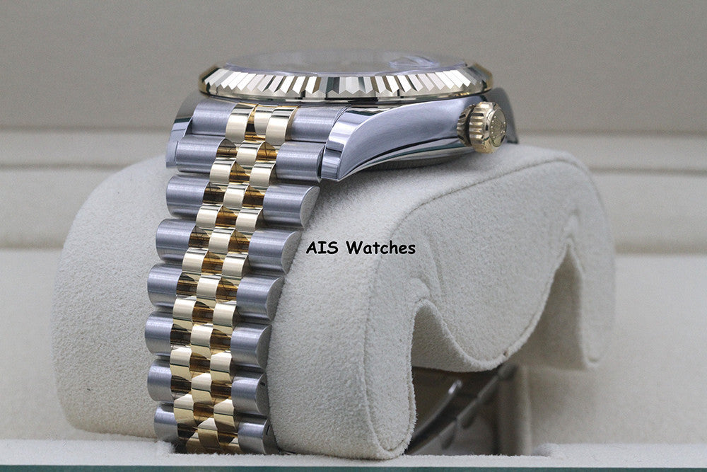 Rolex 326933 Sky-Dweller 18K Yellow Gold / SS Jubilee Black Dial Box & Papers