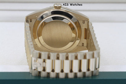 BNIB Rolex 228238 DayDate 40MM DD40 Yellow Gold Silver Roman Dial
