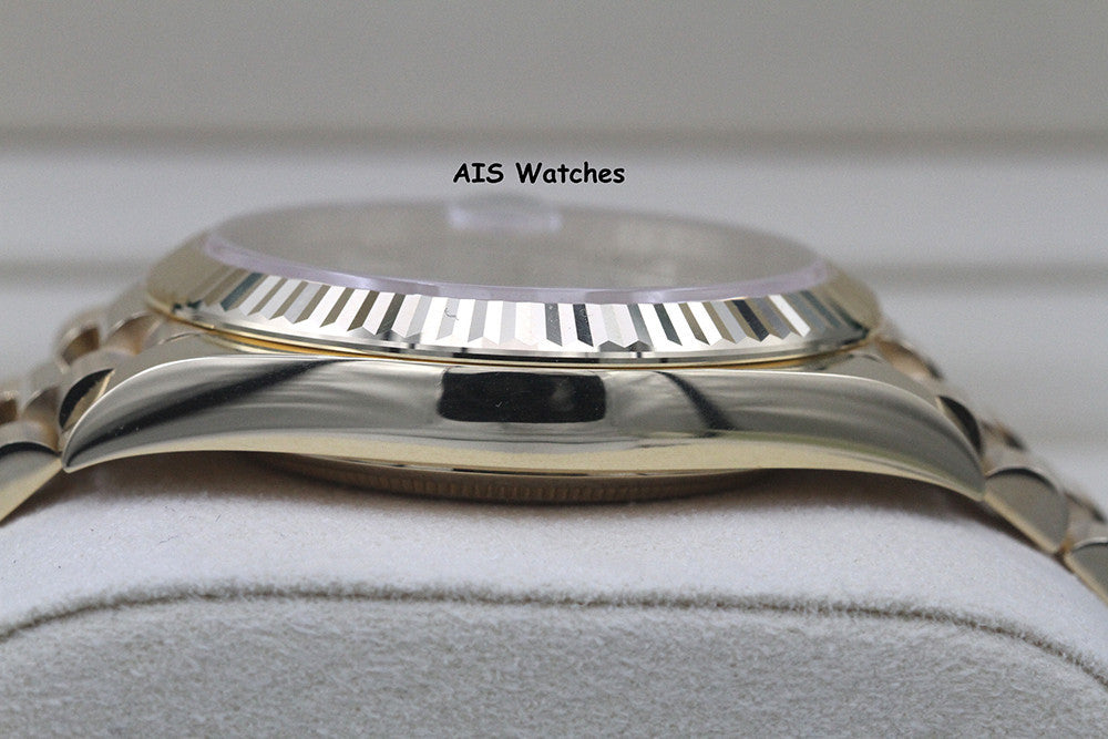 BNIB Rolex 228238 DayDate 40MM DD40 Yellow Gold Silver Roman Dial