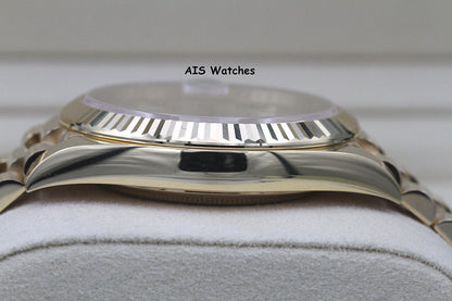 BNIB Rolex 228238 DayDate 40MM DD40 Yellow Gold Silver Roman Dial