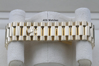 BNIB Rolex 228238 DayDate 40MM DD40 Yellow Gold Silver Roman Dial