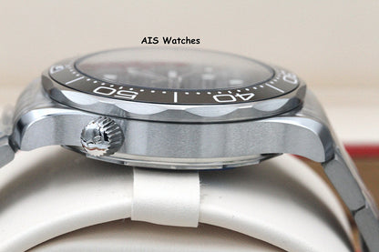BNIB Omega Seamaster 300M SS 42MM Diver Black Wave Dial 210.30.42.20.01.001 B&P