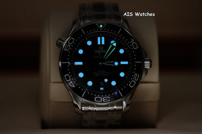 BNIB Omega Seamaster 300M SS 42MM Diver Black Wave Dial 210.30.42.20.01.001 B&P