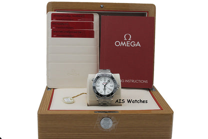 BNIB Omega Seamaster 300M SS 42MM Diver White Wave Dial 210.30.42.20.04.001 B&P