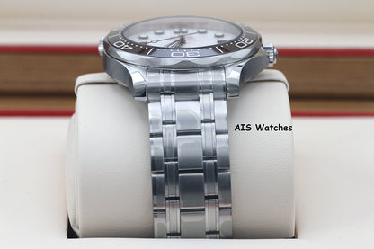BNIB Omega Seamaster 300M SS 42MM Diver White Wave Dial 210.30.42.20.04.001 B&P