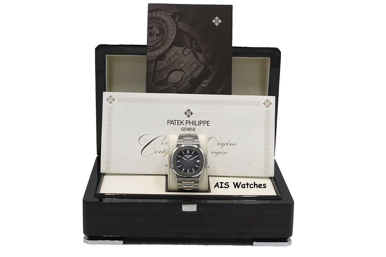 Patek Philippe Nautilus 5711/1A Blue Dial Stainless Steel Box & Papers