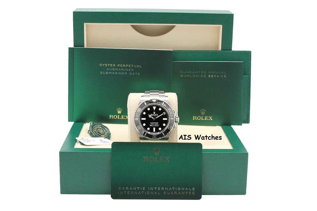 Rolex Submariner Ceramic No Date 124060 41MM 2022 Box & Papers