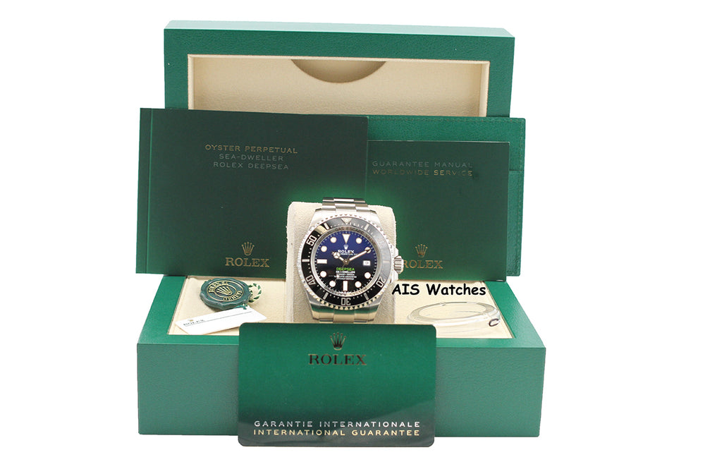 Rolex 126660 Deep Sea SeaDweller James Cameron DBlue 2021 Box & Papers