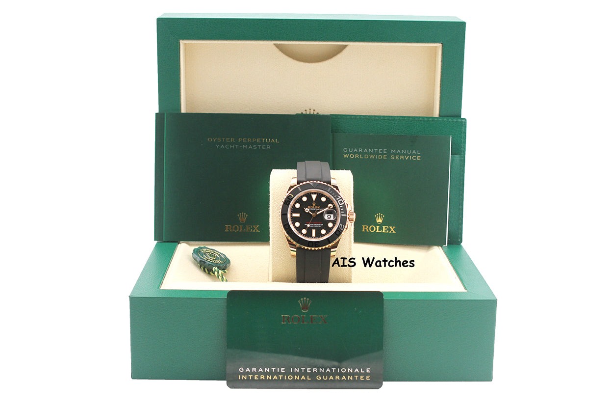 Rolex Yachtmaster 126655 Everose Gold 40MM OysterFlex Strap 2025 Box & Papers