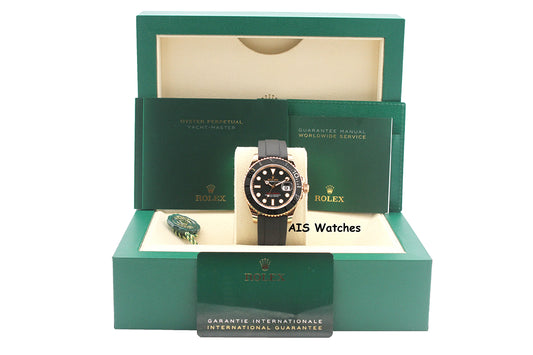 Rolex Yachtmaster 126655 Everose Gold 40MM OysterFlex Strap 2025 Box & Papers