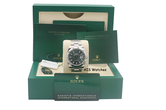 Rolex Datejust 41MM 126334 Mint Green Dial Oyster 2024 Box & Papers