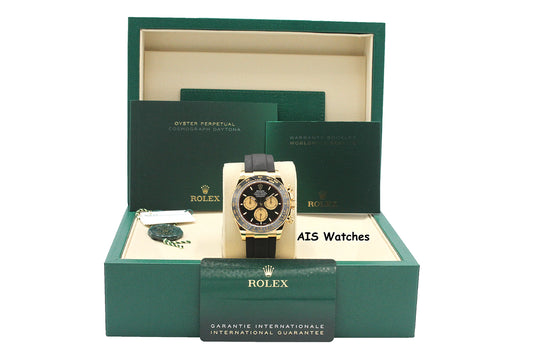BNIB Rolex 126518LN Daytona Cosmograph 18K YG OysterFlex Paul Newman Dial B&P
