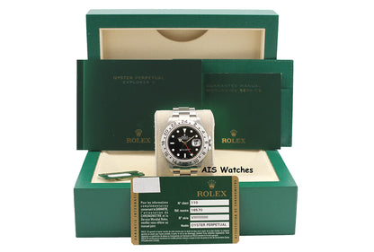Rolex Explorer II 16570 Black Dial 40MM V Serial Box & Papers