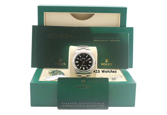 Rolex 124300 Oyster Perpetual 41 MM Black Dial 2022 Box & Papers