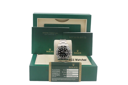 Rolex 116710LN GMT Master II Black Ceramic Insert 2013 Box & Papers