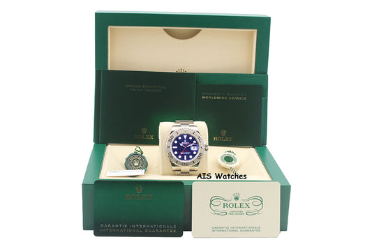 Rolex Yacht-Master 126622 Blue Dial Platinum Bezel 2020 Box & Papers & 2026 Rolex CPO