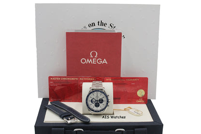 BNIB Omega SpeedMaster Moonwatch Apollo 13 Silver Snoopy SS Bracelet 310.32.42.50.02.001 BP