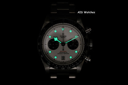 Tudor 79360N Black Bay Chronograph 41MM White Dial Stainless Steel Bracelet B&P