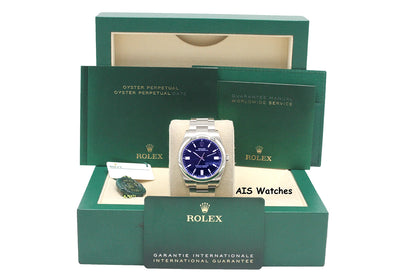 Rolex 126000 Oyster Perpetual 36MM Blue Dial 2022 Box & Papers