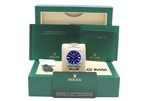 Rolex 126000 Oyster Perpetual 36MM Blue Dial 2022 Box & Papers