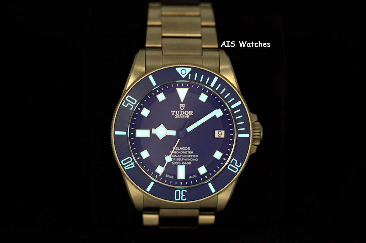 Tudor Pelagos 25600TB Blue Dial Titanium Box & Papers