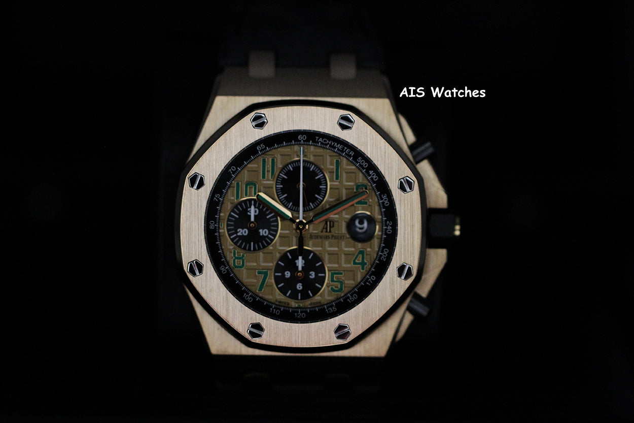 Audemars Piguet 26470OR Royal Oak Offshore Chronograph Rose Gold 42MM Box & Papers