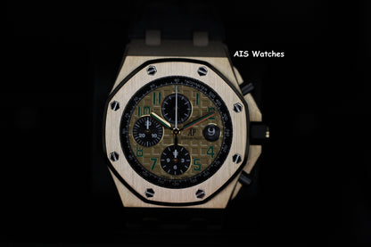 Audemars Piguet 26470OR Royal Oak Offshore Chronograph Rose Gold 42MM Box & Papers