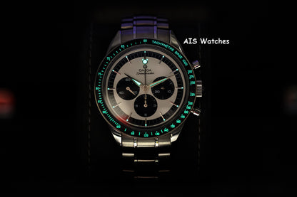 Omega Speedmaster CK2998 Blue SS Bracelet / Leather 311.33.40.30.02.001 Box&Papers