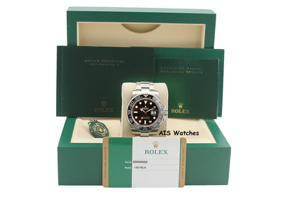 Rolex 116710LN GMT Master II Black Ceramic Insert 2018 Box & Papers