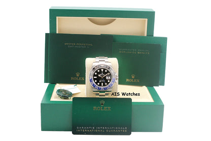 Rolex GMT Master II 126710BLNR Batman Oyster Bracelet Ceramic Bezel 2022 Box & Papers