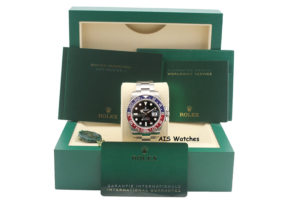 Rolex GMT Master II 126710BLRO Red Blue Pepsi Oyster 2023 Box & Papers