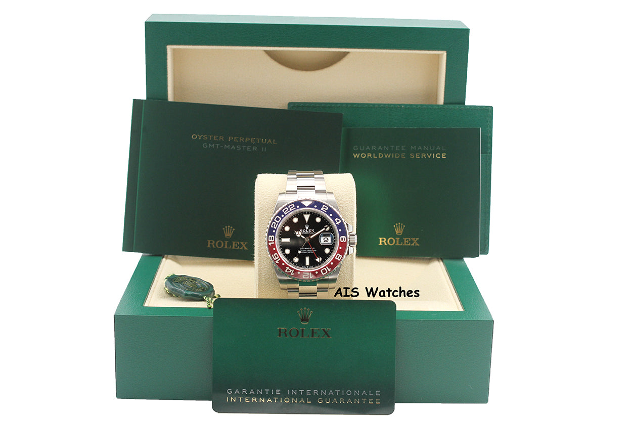 Rolex GMT Master II 126710BLRO Red Blue Pepsi Oyster 2023 Box & Papers
