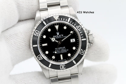 Rolex Sea Dweller 16600 SD Z Serial 40MM No Hole Case / SEL B&P