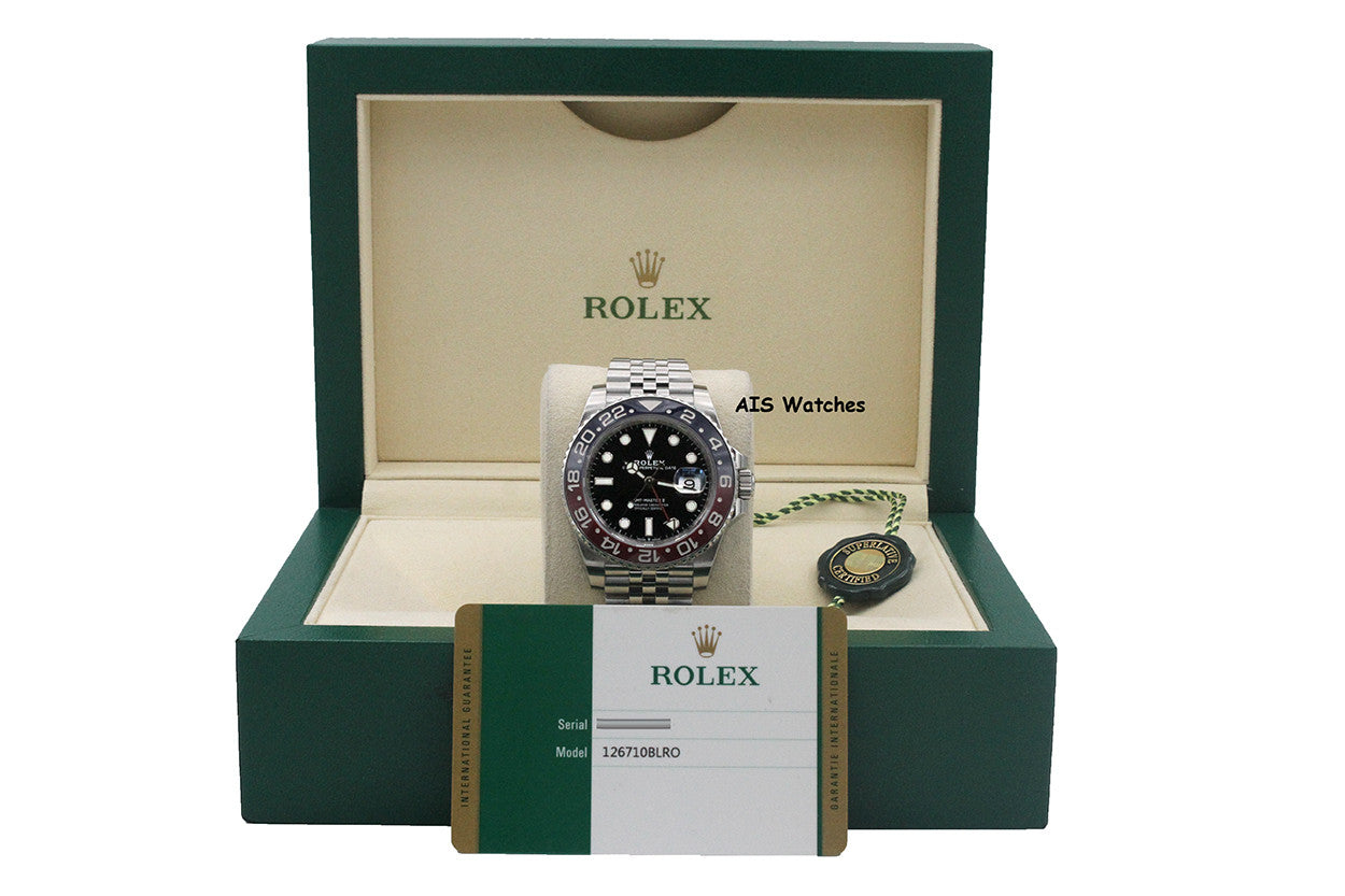 Rolex GMT Master II 126710BLRO Red Blue Pepsi Jubilee 2019 Box & Papers