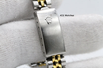 Rolex Ladies Two-Tone DateJust 69173 Champagne Dial 26MM S Serial - 1995 with Papers