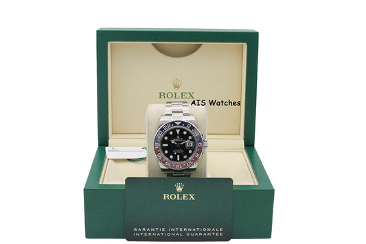 Rolex GMT Master II 126710BLRO Red Blue Pepsi Oyster Box & Paper