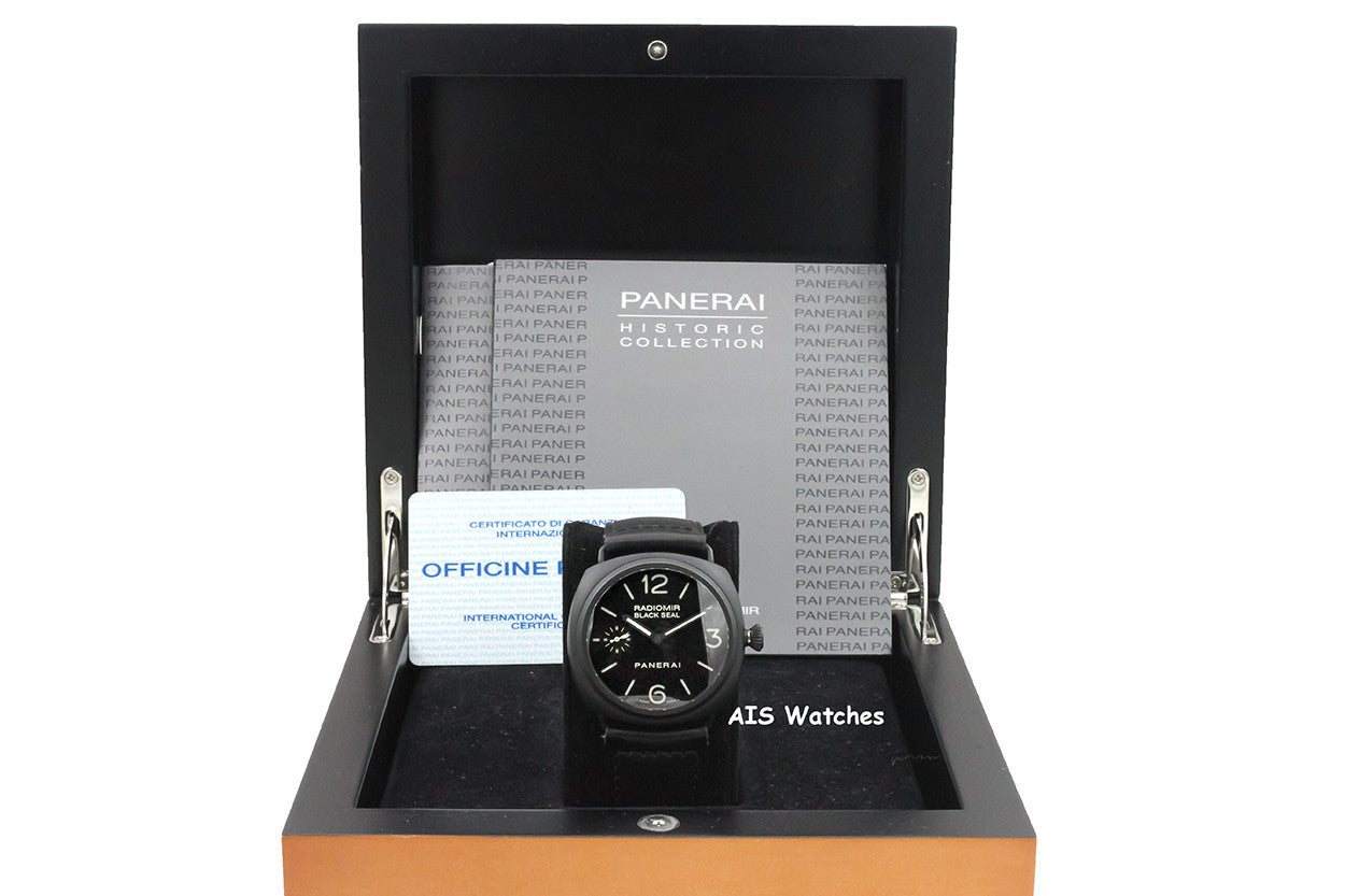 Panerai PAM 292 Radiomir Black Seal Ceramica 44MM Box & Paper