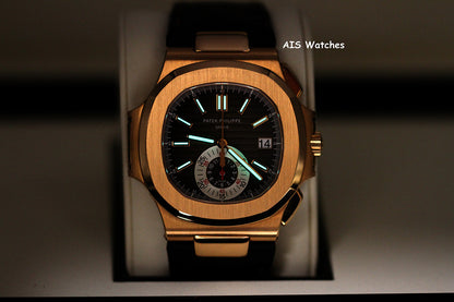 Patek Philippe Nautilus 5980R Chronograph Box & Papers