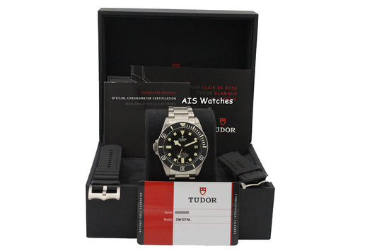 Tudor 25610TNL Pelagos Titanium LHD 42MM 2018 Box & Paper