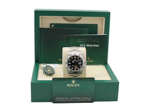 Rolex Explorer II 216570 Black Dial 42MM 2021 Box & Papers