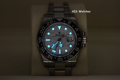 BNIB Rolex GMT-Master II 126719BLRO Meteorite Dial Pepsi 18K WG Box & Papers