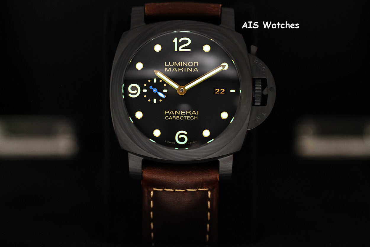 Panerai PAM 661 Luminor 1950 44 3 Days Carbotech Box & Paper