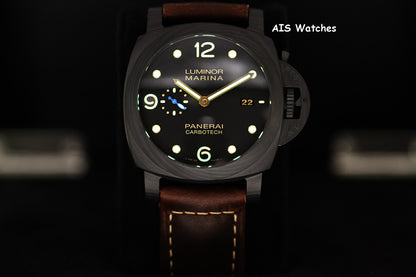 Panerai PAM 661 Luminor 1950 44 3 Days Carbotech Box & Paper