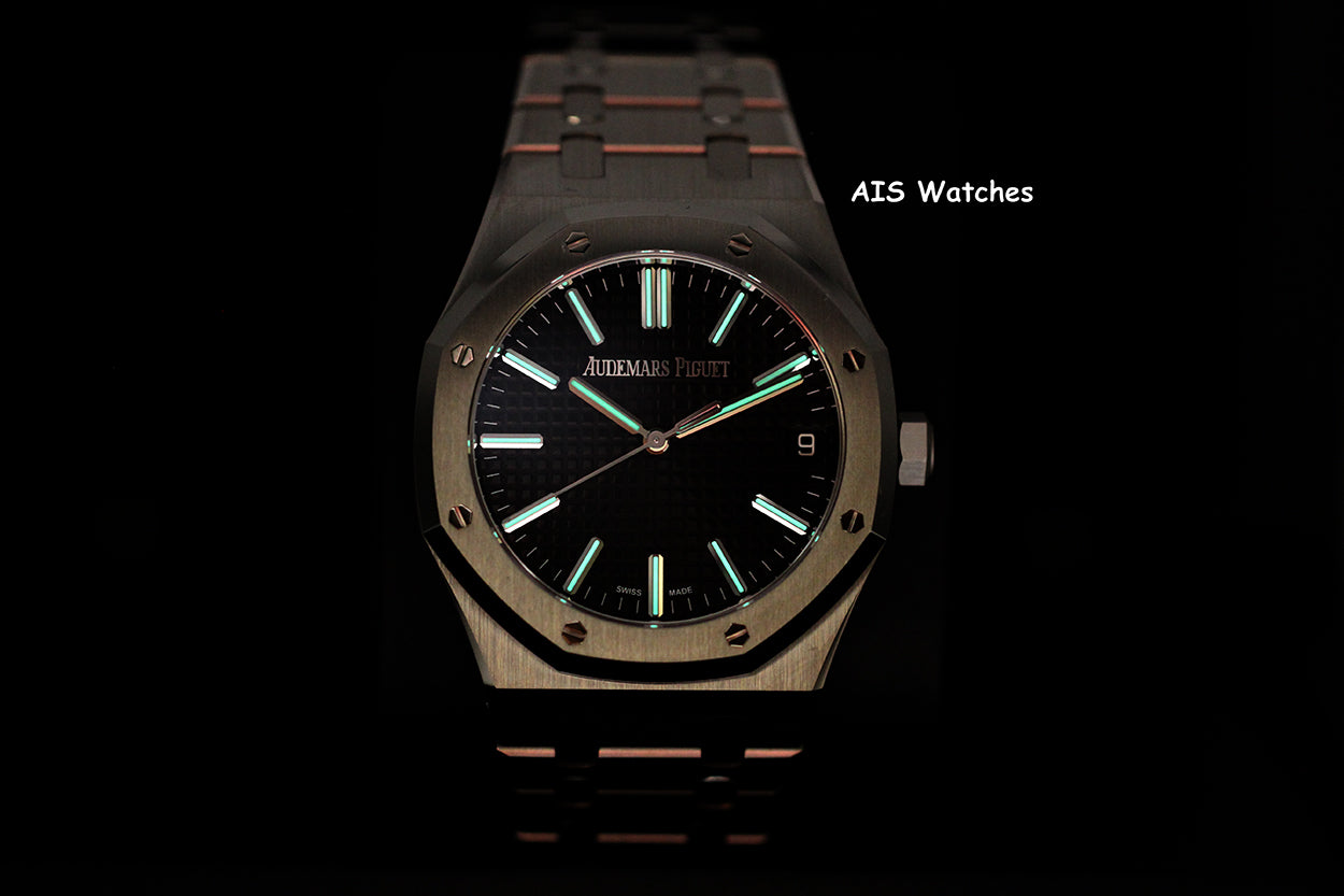 BNIB Audemars Piguet 15510ST.OO.1320ST.07 Royal Oak Black Dial 41MM Box & Paper