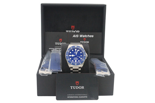BNIB Tudor Pelagos 25600TB Blue Dial Titanium Box & Papers - IN HOUSE MOVEMENT