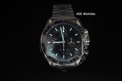 BNIB Omega SpeedMaster 3861 Moon Watch 310.30.42.50.01.002 Sapphire Sandwich BP
