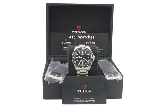 BNIB Tudor Pelagos 25600TN Black Dial Titanium Box & Papers - IN HOUSE MOVEMENT